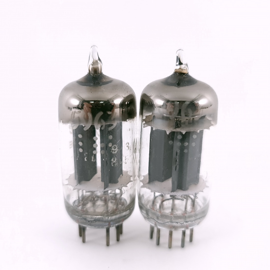 2 X 5963 GENERAL ELECTRIC TUBE. 1950s...