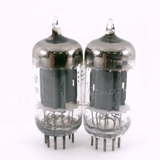 2 X 5963 GENERAL ELECTRIC TUBE. 1950s...