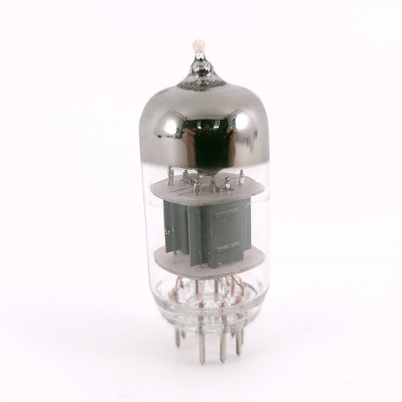 1 X 12AX7 ELECTRO-HARMONIX TUBE. 2000s PROD. INVERTED CUP GETTER. USED.61.CH167