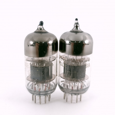 2 X 7025 / 12AX7WA SOVTEK TUBE. 2000s PROD. 3M. MATCHED PAIR. USED. 64. CH167