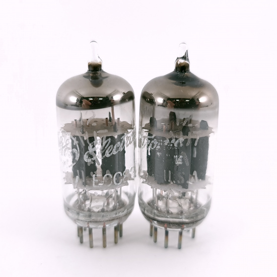 2 X 12AU7A GENERAL ELECTRIC TUBE....