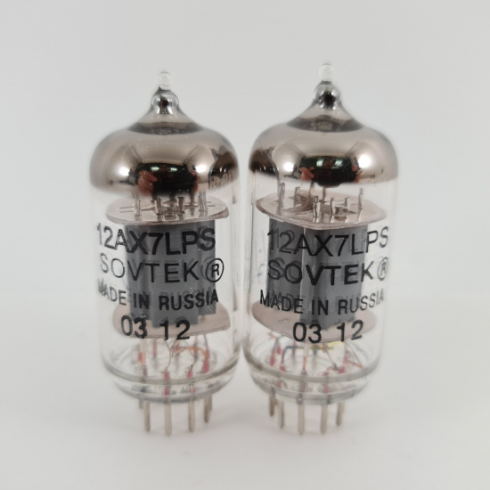 2 X 12AX7LPS SOVTEK TUBE. 2000s PROD....