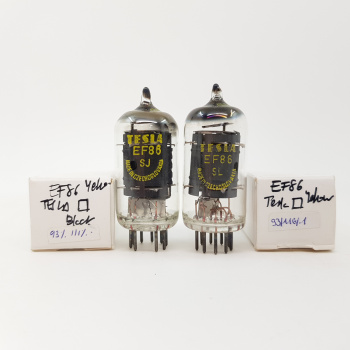 2 X EF86 TESLA TUBE. 1960s...