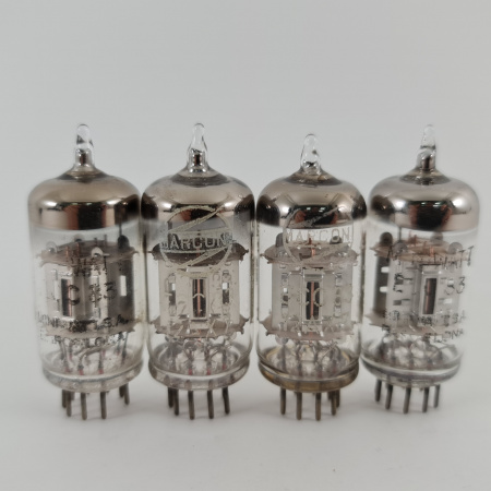 4 X ECC83 MINIWATT BARCELONA TUBE. 1960s PROD.