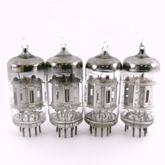 4 X ECC83 MINIWATT BARCELONA TUBE....