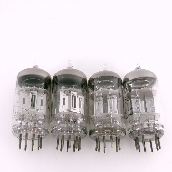 4 X ECC83 MINIWATT BARCELONA TUBE....