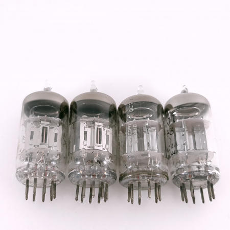 4 X ECC83 MINIWATT BARCELONA TUBE. 1960s PROD.
