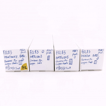 4 X ECC83 MINIWATT...