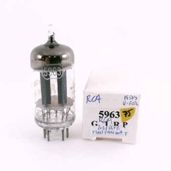 1 X 5963 RCA TUBE. 1950s...