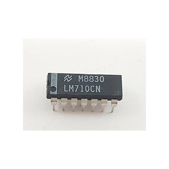 LM710CN NATIONAL INTEGRATED CIRCUIT NOS ( New Old Stock )1PC. C140U8F211019