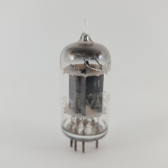 1 X 5963 SYLVANIA GOLD TUBE. 1950s...