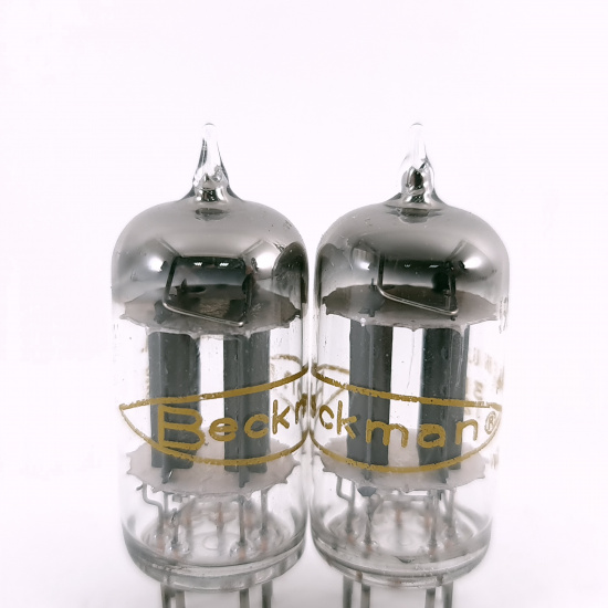 2 X 5963 BECKMAN TUBE. 1950s SYLVANIA...