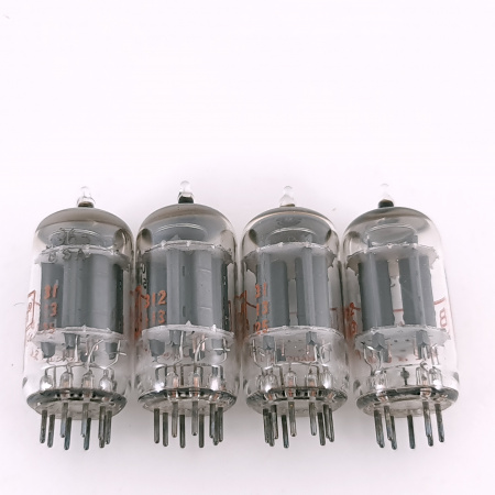 4 X 5963 BECKMAN TUBE. 1960s SYLVANIA PROD. 17MM PLATES. MATCHED QUAD. 92.CH167