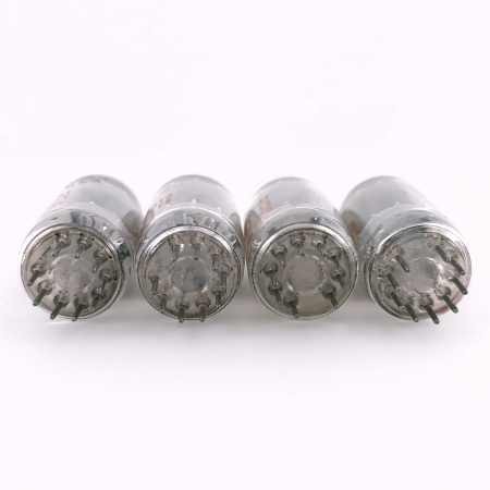 4 X 5963 BECKMAN TUBE. 1960s SYLVANIA PROD. 17MM PLATES. MATCHED QUAD. 92.CH167