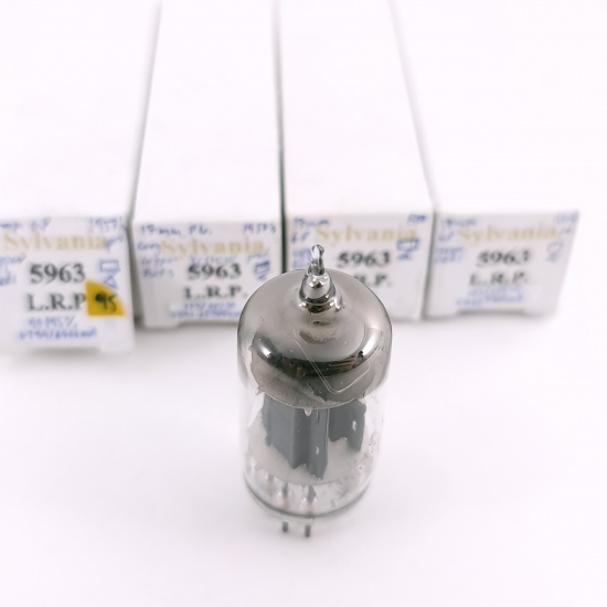 4 X 5963 SYLVANIA TUBE. 1950s PROD....