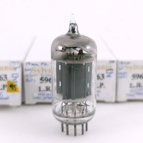 4 X 5963 SYLVANIA TUBE. 1950s PROD....