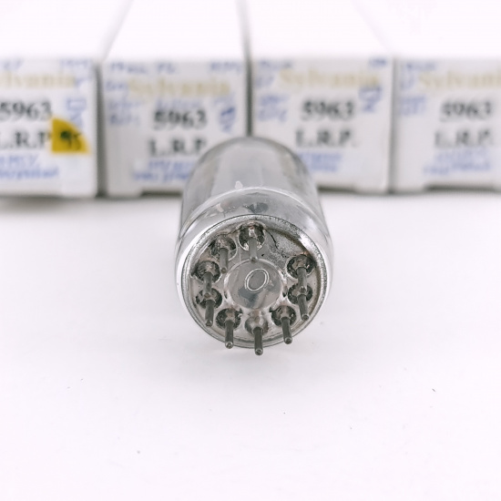 4 X 5963 SYLVANIA TUBE. 1950s PROD....