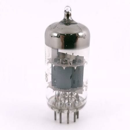 1 X ECC85 VALVO TUBE. 1960s PROD. SMOOTH PLATES. 96. CH167