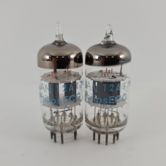 2 X 12AT7WC PHILIPS ECG TUBE. 1980s...