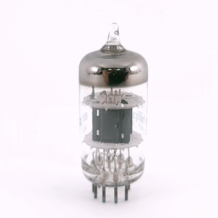 1 X JAN 12AT7WC PHILIPS ECG TUBE. 1980s PROD. COPPER RODS. 100. CH167