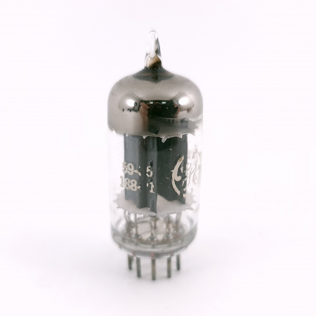 1 X 5963 GENERAL ELECTRIC TUBE. 1950s PROD. 17MM PLATES. D-GETTER. 101. CH167