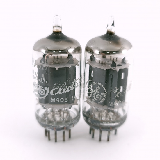 2 X 5963 GENERAL ELECTRIC TUBE. 1960s...