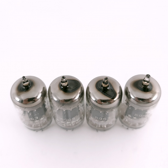 4 X 5963 GENERAL ELECTRIC TUBE. 1960s...