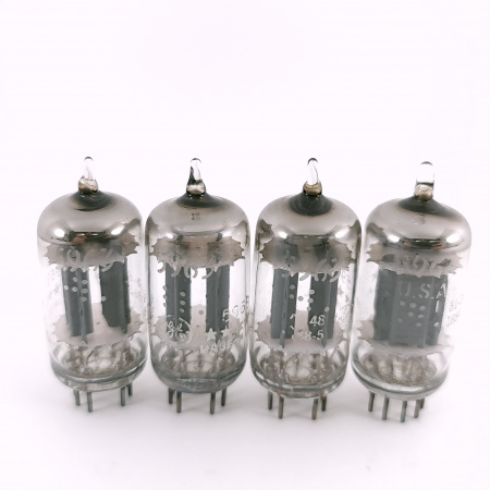 4 X 5963 GENERAL ELECTRIC TUBE. 1960s PROD. 17MM PLATES. ***** STARS. 104.CH167