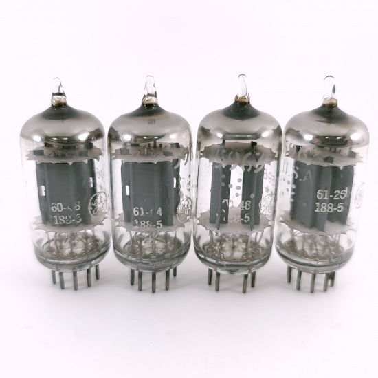 4 X 5963 GENERAL ELECTRIC TUBE. 1960s...