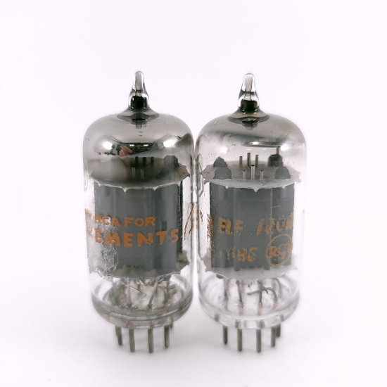 2 X 5963 RCA TUBE. 1960s PROD. 17MM...