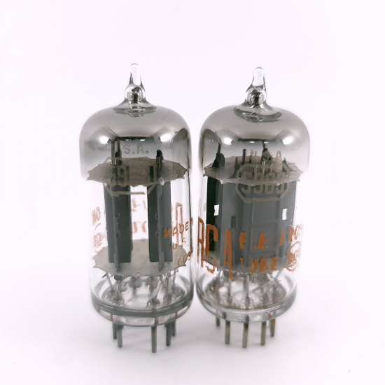 2 X 5963 RCA TUBE. 1960s PROD. 17MM...