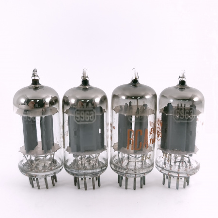 4 X 5963 RCA TUBE. 1960s PROD. 17MM PLATES. MATCHED QUAD. 108. CH167