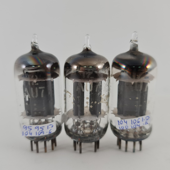 3 X 12AU7 GENERAL ELECTRIC TUBE....