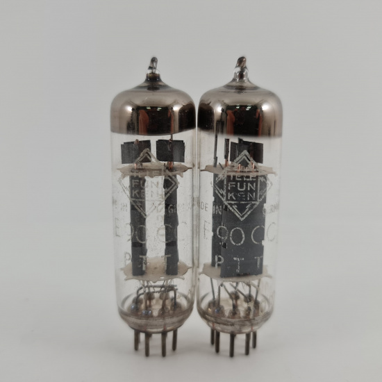 2 X E90CC TELEFUNKEN TUBE. 1950s...