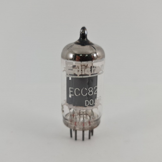 1 X ECC82 EDICRON TUBE. 1950s EI...