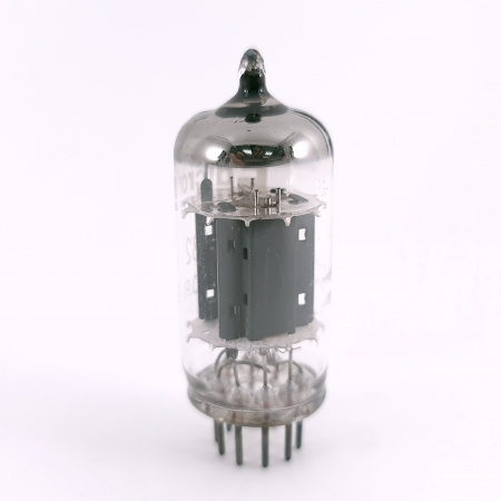 1 X ECC82 EDICRON TUBE. 1950s EI PROD. 17MM SMOOTH PLATES. 116. CH167