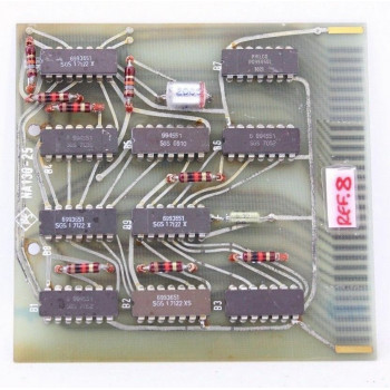 OLD PCB RS NA130-25 WITH 10 IC 8 RESISTOS 2 CAPACITORS CA326U2F280617