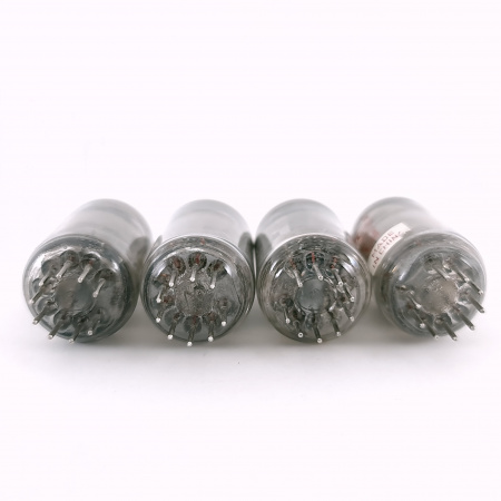 4 X 7025 / 12AX7WA SHUGUANG TUBE. 2000s PROD. 3M. MATCHED QUAD. USED. 121.CH167