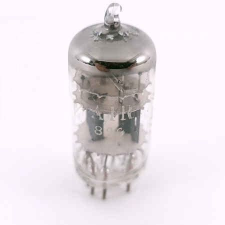 1 X 12AT7WA-H CIFTE TUBE. 1960s PROD. 3M. COPPER RODS. ***** STARS. 124. CH167