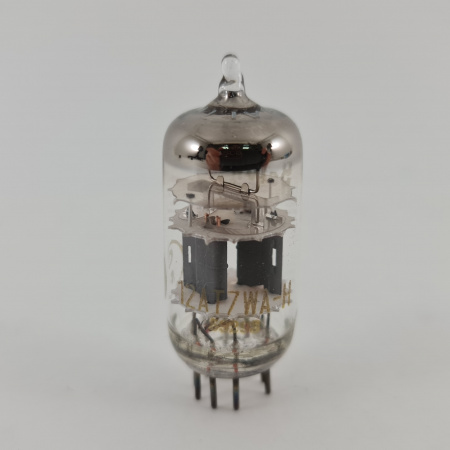 1 X 12AT7WA-H BELVU TUBE. 1960s PROD. 3M. COPPER RODS. 125. CH167