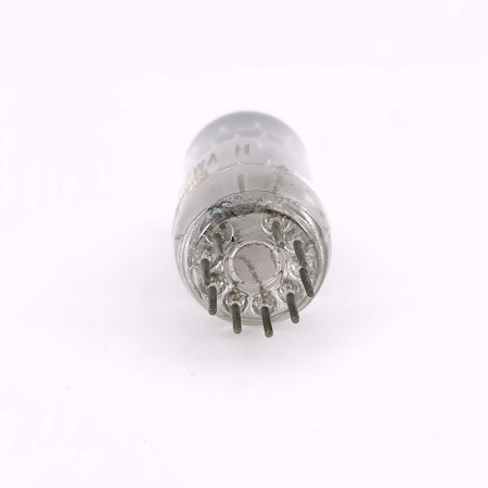 1 X 12AT7WA-H BELVU TUBE. 1960s PROD. 3M. COPPER RODS. 125. CH167