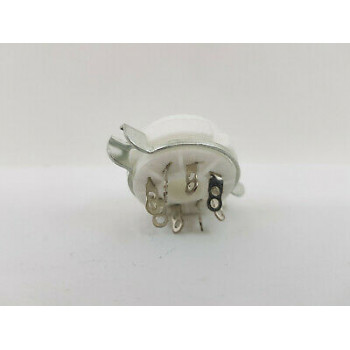 8 PINS OCTAL CERAMIC TUBE SOCKET. ZOCALO OCTAL 8 PINS CERAMICO. RZOC4 2