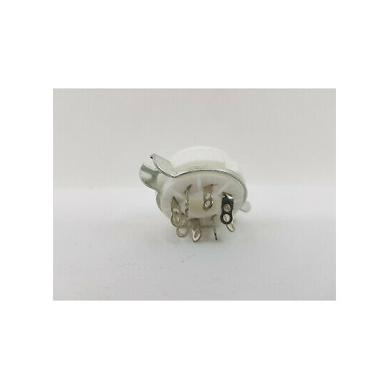 8 PINS OCTAL CERAMIC TUBE SOCKET. ZOCALO OCTAL 8 PINS CERAMICO. RZOC4