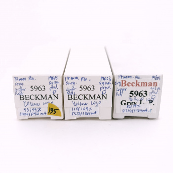 3 X 5963 BECKMAN TUBE....