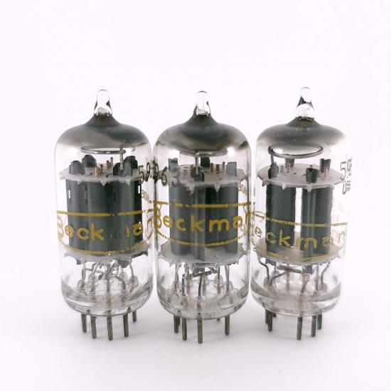3 X 5963 BECKMAN TUBE. 1960s SYLVANIA...