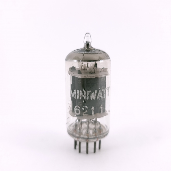 1 X 6211 MINIWATT TUBE. 1960s PHILIPS...