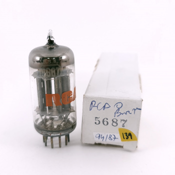 1 X 5687 RCA TUBE. 1960s...