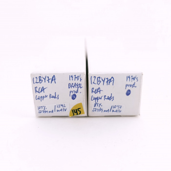 2 X 12BY7A RCA TUBE. 1970s...