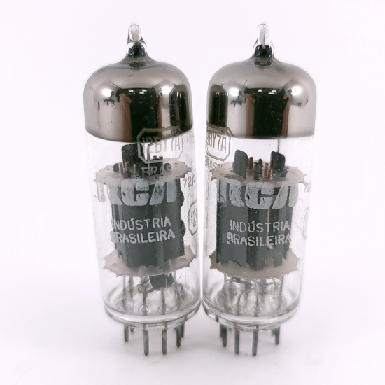 2 X 12BY7A RCA TUBE. 1970s BRASIL...