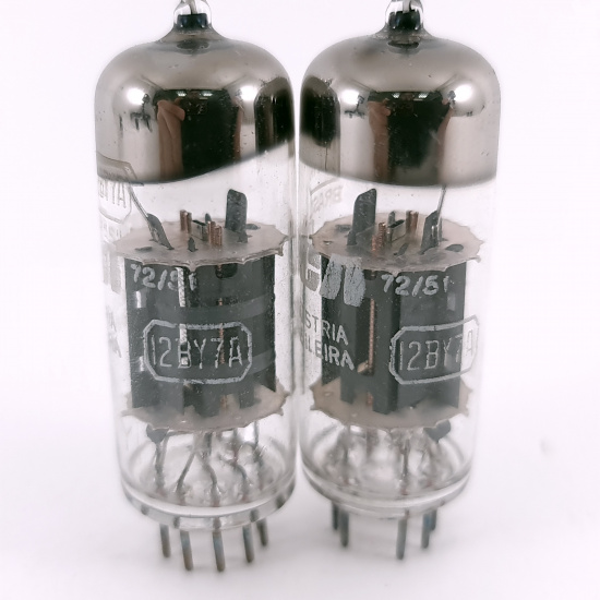2 X 12BY7A RCA TUBE. 1970s BRASIL...